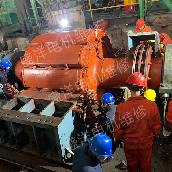 泰州大型电机维修现场